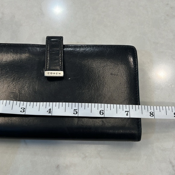 Coach Vintage Lexington leather kiss lock button-fold wallet clutch - Picture 8 of 9